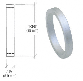 CRL Aluminum .197" Straight Cylinder Ring
