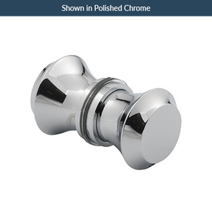 Brushed Nickel Flair Series Knob Back-to-Back Set