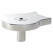 CRL Polished Stainless Steel 1202 Round Post Gate Pivot