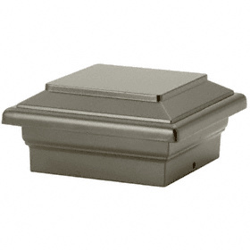 CRL Beige Gray Titan Series 4" x 4" Decorative Post Cap