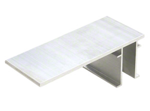 CRL-U.S. Aluminum Right Hand Top and Bottom Anchor for Jamb Mullion- 6/Pk
