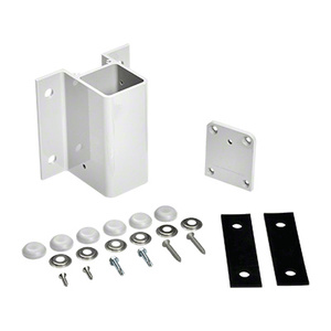 CRL Sky White 180 Degree Center/End Fascia Mount Bracket