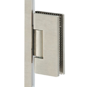 Brushed Nickel Jamb 72IN with 2 Solid Brass Maxum Hinges