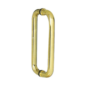 Polished Brass 10" Commercial Standard Back to Back Door Pull