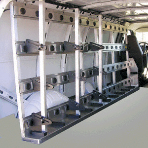 Glass rack for van sale
