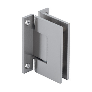 CRL Brushed Nickel Geneva 037 Series Wall Mount 'H' Back Plate Hinge