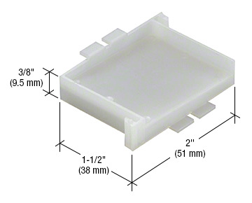CRL-U.S. Aluminum Water Deflector - 50/Pk | CRL