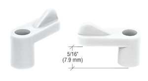 CRL White 5/16" Plastic Window Screen Clips - Bulk