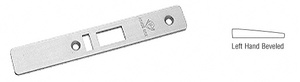 CRL Aluminum Left Hand Beveled Faceplate for AR4513 Series Deadlatch Locks