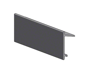 Fallbrook XL Satin Anodized Fixed Panel Clip 236" Length