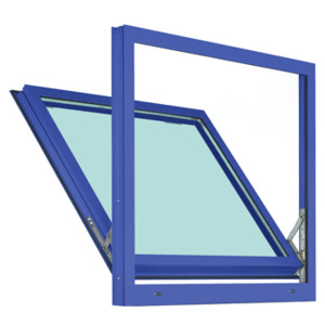 CRL-U.S. Aluminum Custom KYNAR® Paint 7200 Series Project-In Top Vent Window for 1" Glazing