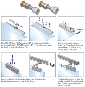 CRL EZ-Slide 180 Regulator Bolts