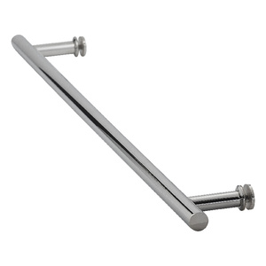 Polished Stainless Steel 24" Single Mount Ladder Pull Towel Bar
