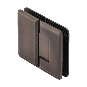 Polished Copper 180º Glass to Glass Premier Series Hinge