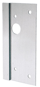 CRL Brushed Stainless 4" x 10" Right Hand Center Lock Latch Guard