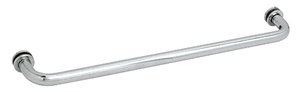 CRL Polished Chrome 28" BM Series Tubular Single-Sided Towel Bar
