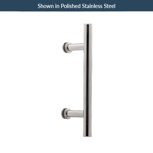 Polished Nickel 6" Ladder Pull Single Mount Handle