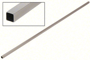 CRL Brushed Nickel 59-1/16" (1.5 m) Square Bar