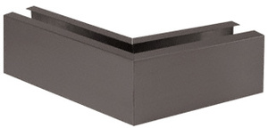 CRL Black Bronze 12" 135º Mitered Corner Cladding for W5B Series Windscreen and Smoke Baffle Base Shoe