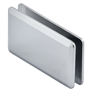 Polished Chrome 180 Glass to Glass Premier Series Clip