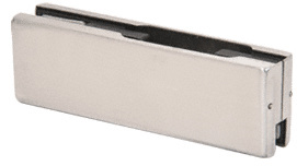 CRL Brushed Stainless Top or Bottom Patch Fitting - Less Insert