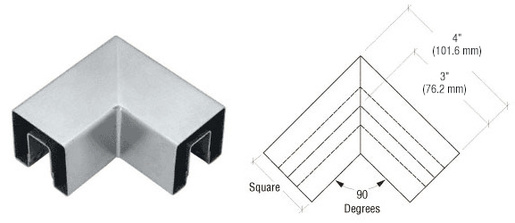 CRL Mill Aluminum Square 2