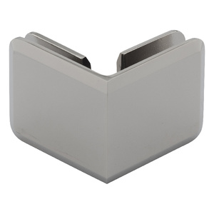 Polished Nickel 90 Glass to Glass Premier Series Clip