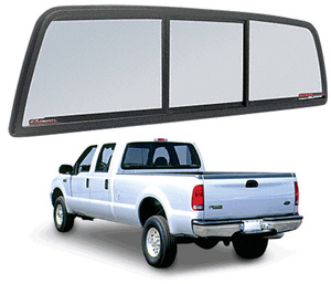 CRL POWR-Slider for 1999-2007 Ford F-250/F-350/F-450/F-550 Super Duty - Solar Glass