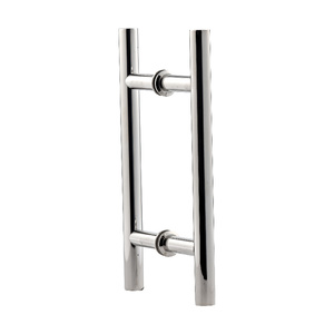 Polished Stainless Steel 6" Ladder Pull Back to Back Handles