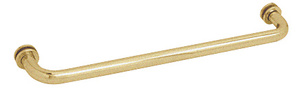 CRL Satin Brass 24" BM Series Tubular Single-Sided Towel Bar