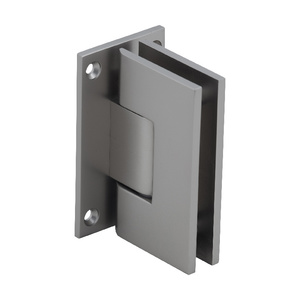 CRL Satin Nickel Vienna 037 Series Wall Mount Full Back Plate Hinge