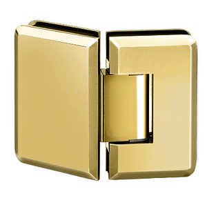 Polished Brass 135° Glass-to-Glass Adjustable Premier Series Hinge