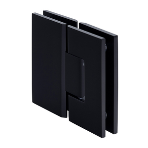 CRL Matte Black Vienna 180 Series Glass-to-Glass Hinge