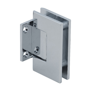 CRL Chrome Geneva 074 Series Wall Mount Short Back Plate Hinge