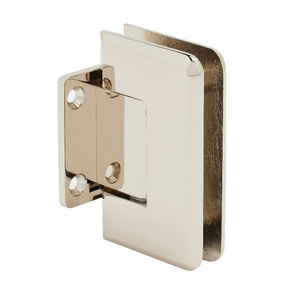 CRL Polished Nickel Pinnacle 074 Series Wall Mount Short Back Plate Hinge