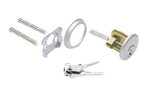 CRL Aluminum Rim Keyed Cylinder - Schlage® 'C' Keyway - Keyed Randomly