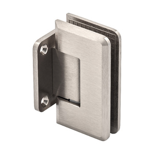 Brushed Nickel Wall Mount with Short Back Plate Majestic Series Hinge