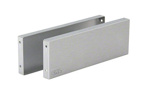CRL Satin Anodized Cladding for Oil Dynamic Patch Fitting Door Hinge
