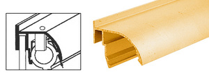 CRL Gold Anodized Custom Length Reflector Assembly for Wood End Showcases