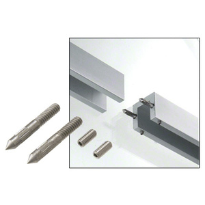 CRL-Blumcraft® 10-24 x 1/2" Stainless Steel Splice Pin Set 1-5/16" Overall Length