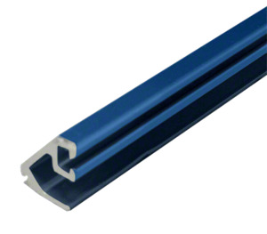 CRL-U.S. Aluminum Beveled Door Glass Stop for 1/4" Glass, Custom Paint- 24'-2"