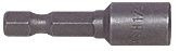 CRL 1/4" x 1-3/4" Magnetic Head Screwgun Nut Setter Socket