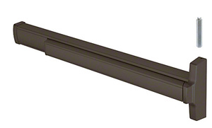 CRL 36" Jackson® Model 2086 Concealed Vertical Rod Panic Exit Device Right Hand Reverse Bevel Fits 3/0 x 7/0 Door Dark Bronze Finish