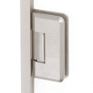 Brushed Nickel Jamb Custom Height with 2 Solid Brass Majestic Hinges