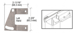 CRL Adjustable Left Hand Top Rail Fastening Plate