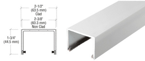 CRL Satin Anodized Sliding Door Top Rolling Track