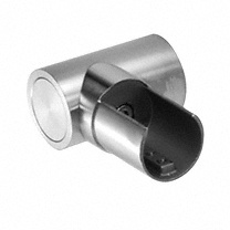 CRL Juliet 316 Brushed Stainless Replacement Round Lower Left Fitting