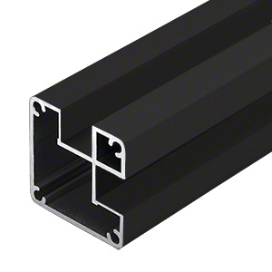 CRL Matte Black 241" 1100 Square 90 Degree Post Only