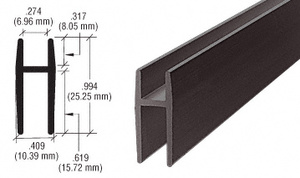 CRL Duranodic Bronze Aluminum D5610 'H' Bar