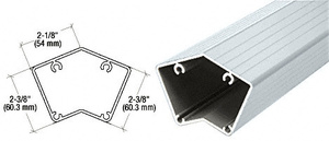 CRL Mill 200, 300, 350, and 400 Series 42" Long 135 Degree Post